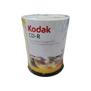 Kodak CD-R‎ 75pk Pack 52x 700mb 80min Recordable Compact Discs New SEALED